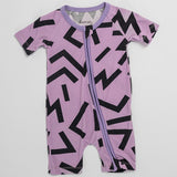 Rompers Corto Zigzag - Bambú