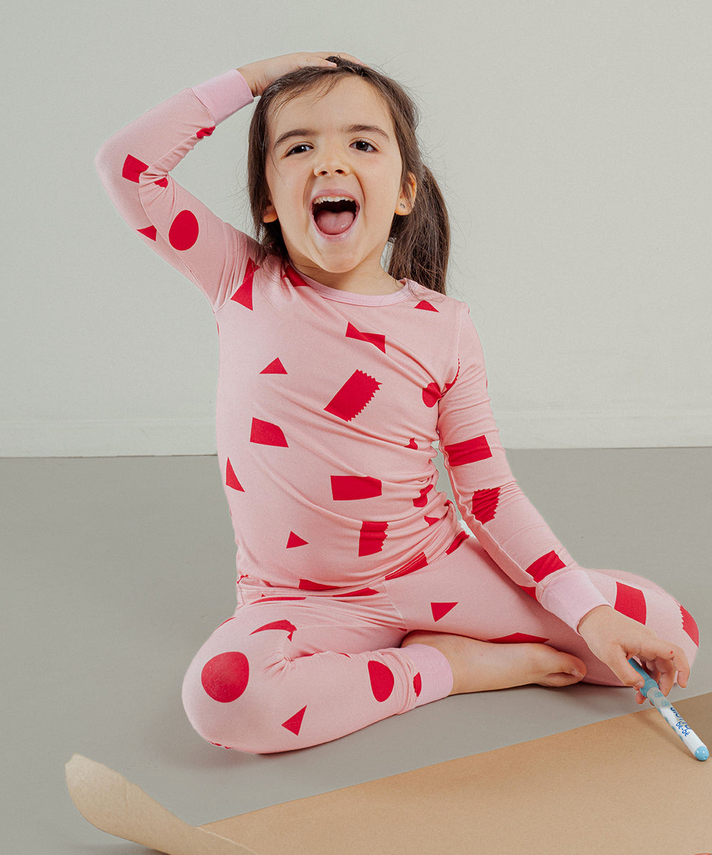 Tot and Posh 2T / Rubí Pop Pijama 2 Piezas Bambú Full Print
