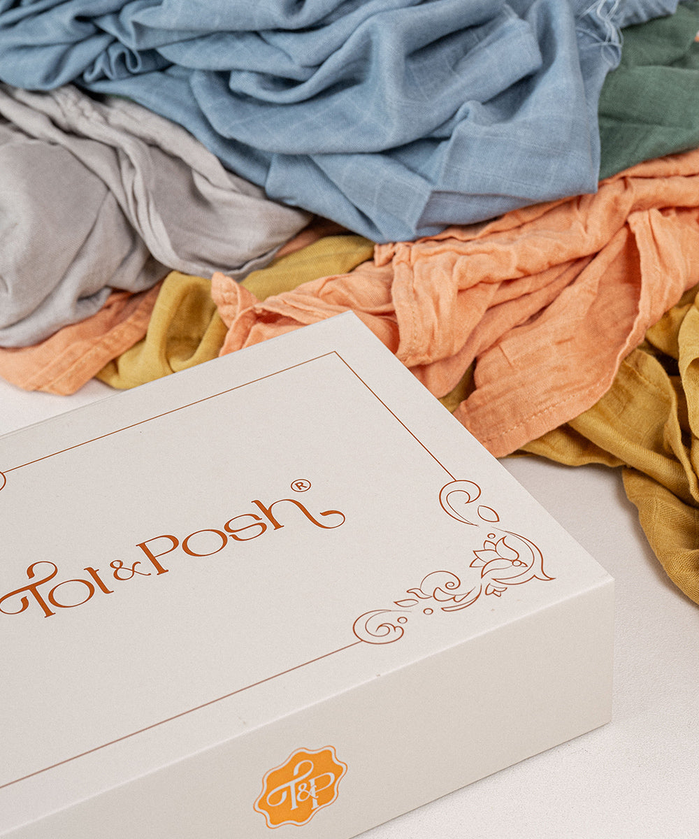 Tot and Posh Gift Box Pack Muselinas de Bambú.
