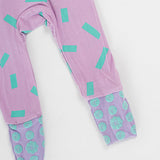 Tot and Posh Romper Confeti. Full Print Anti-slip - Bambú ultra suave.