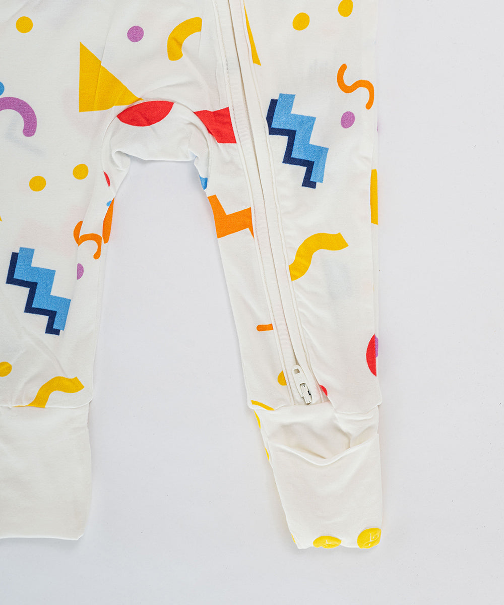 Tot and Posh Romper Party Full Print Anti-Slip - Bambú