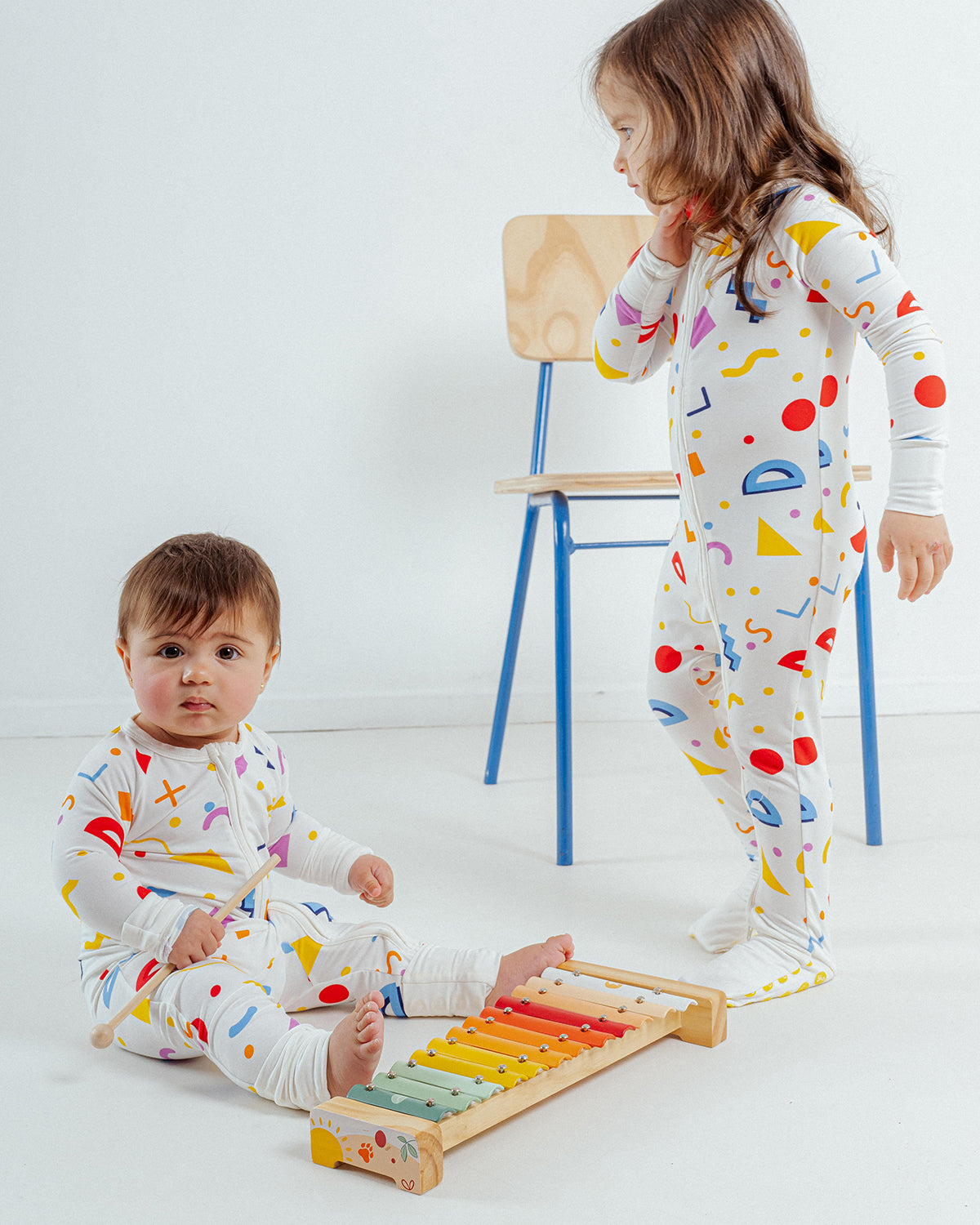 Tot and Posh Romper Party Full Print Anti-Slip - Bambú