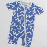 Rompers Corto Zigzag  - Bambú