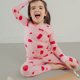Tot and Posh 2T / Rubí Pop Pijama 2 Piezas Bambú Full Print