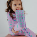 Tot and Posh Romper Confeti. Full Print Anti-slip - Bambú ultra suave.
