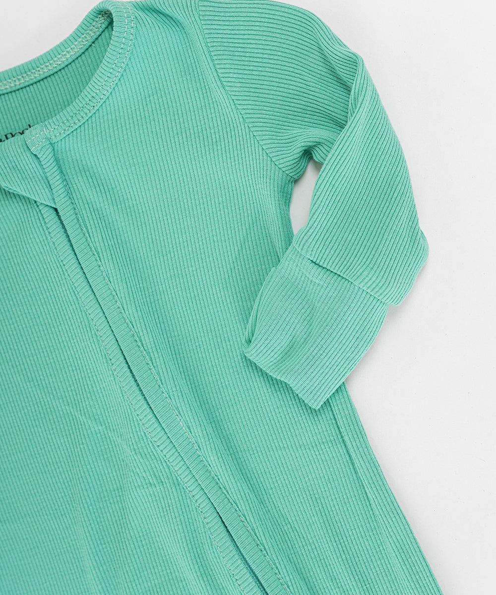 Tot and Posh Romper de Bambú Ribbed.