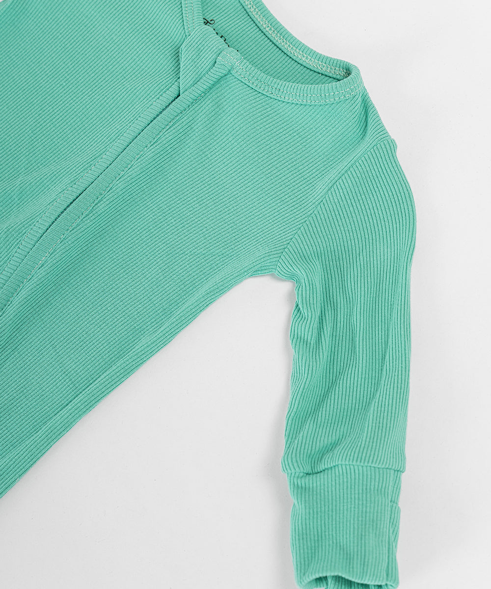 Tot and Posh Romper de Bambú Ribbed.