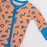 Tot and Posh Romper Garabatos Full Print Anti-Slip - Bambú.