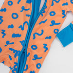 Tot and Posh Romper Garabatos Full Print Anti-Slip - Bambú.