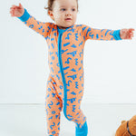 Tot and Posh Romper Garabatos Full Print Anti-Slip - Bambú.